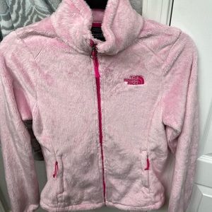 BRAND NEW Soft pink North Face zip up jacket